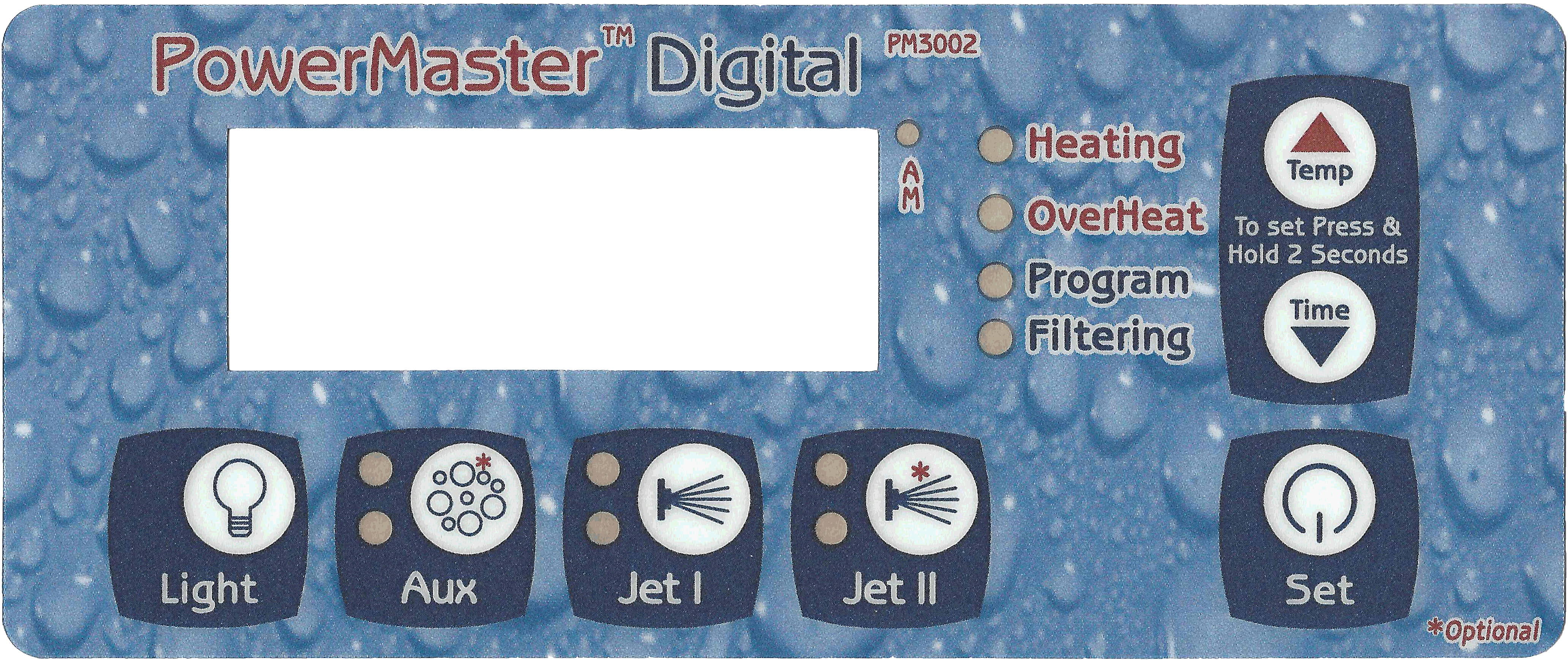 PM3002 Digital Spa Side Control