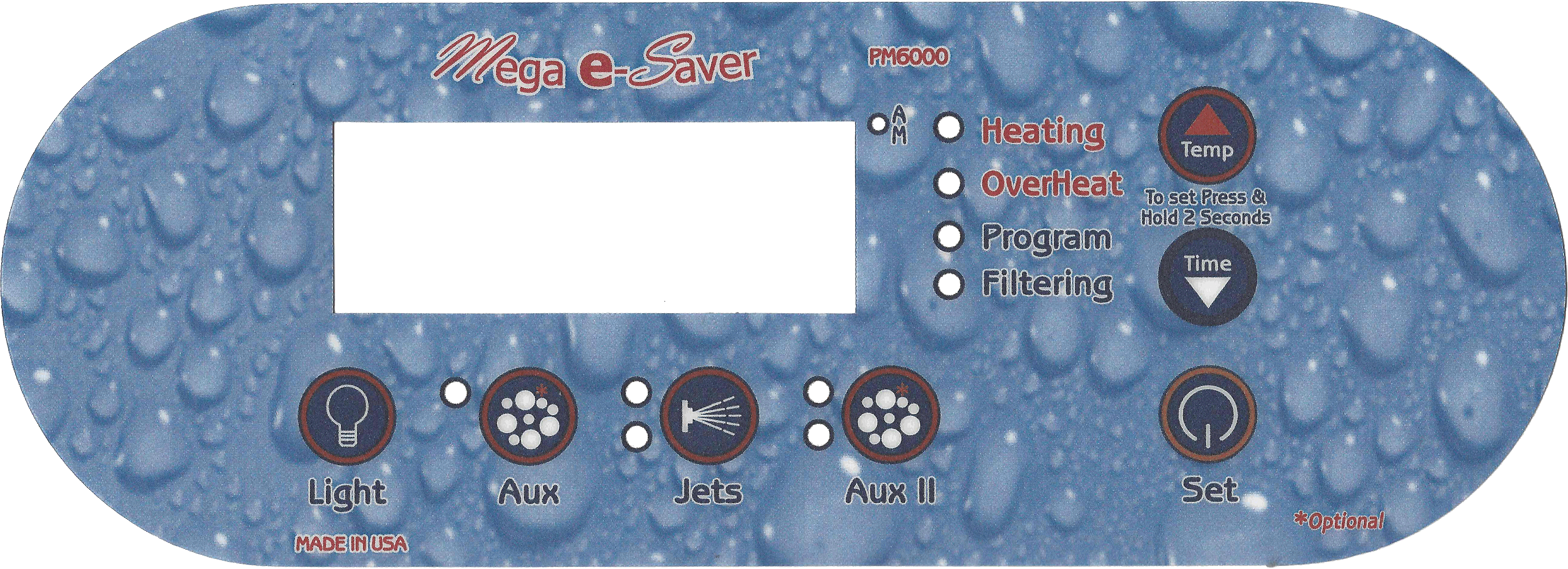 PM6000 Digital Spa Side Control