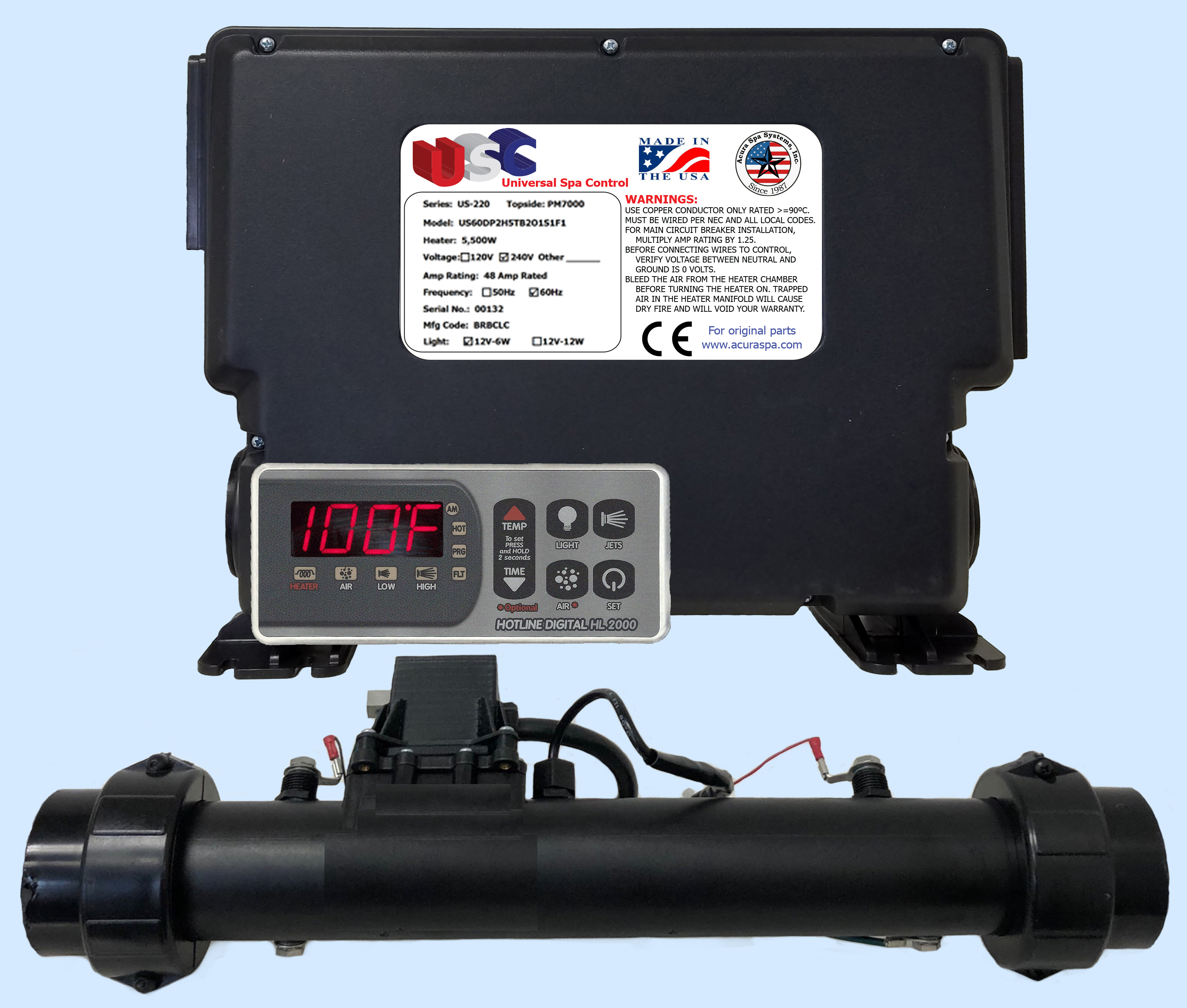 Replacement Sundance Spas Control for 352.90 Free Freight Mfg Direct