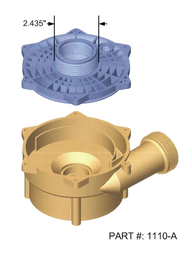 Maverick Volute and Faceplate