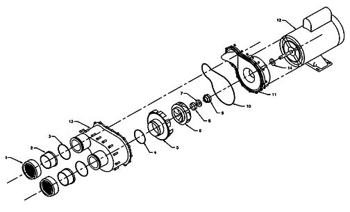 Supercharger Exploded View